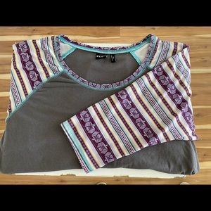 Cruel Girl Thunderbird Baseball Style Tee - Size XXL